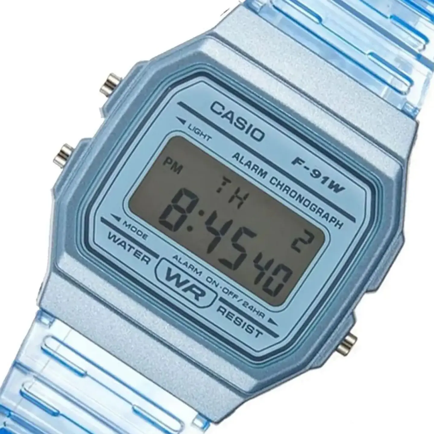 Reloj Digital Casio F91WS-2DF Unisex en Acero Color Azul 4