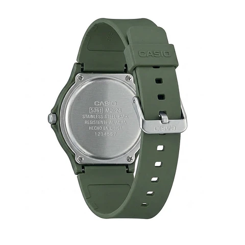 Reloj Analogo Casio MQ24UC-3BDF Para Hombre en Acero Color Verde