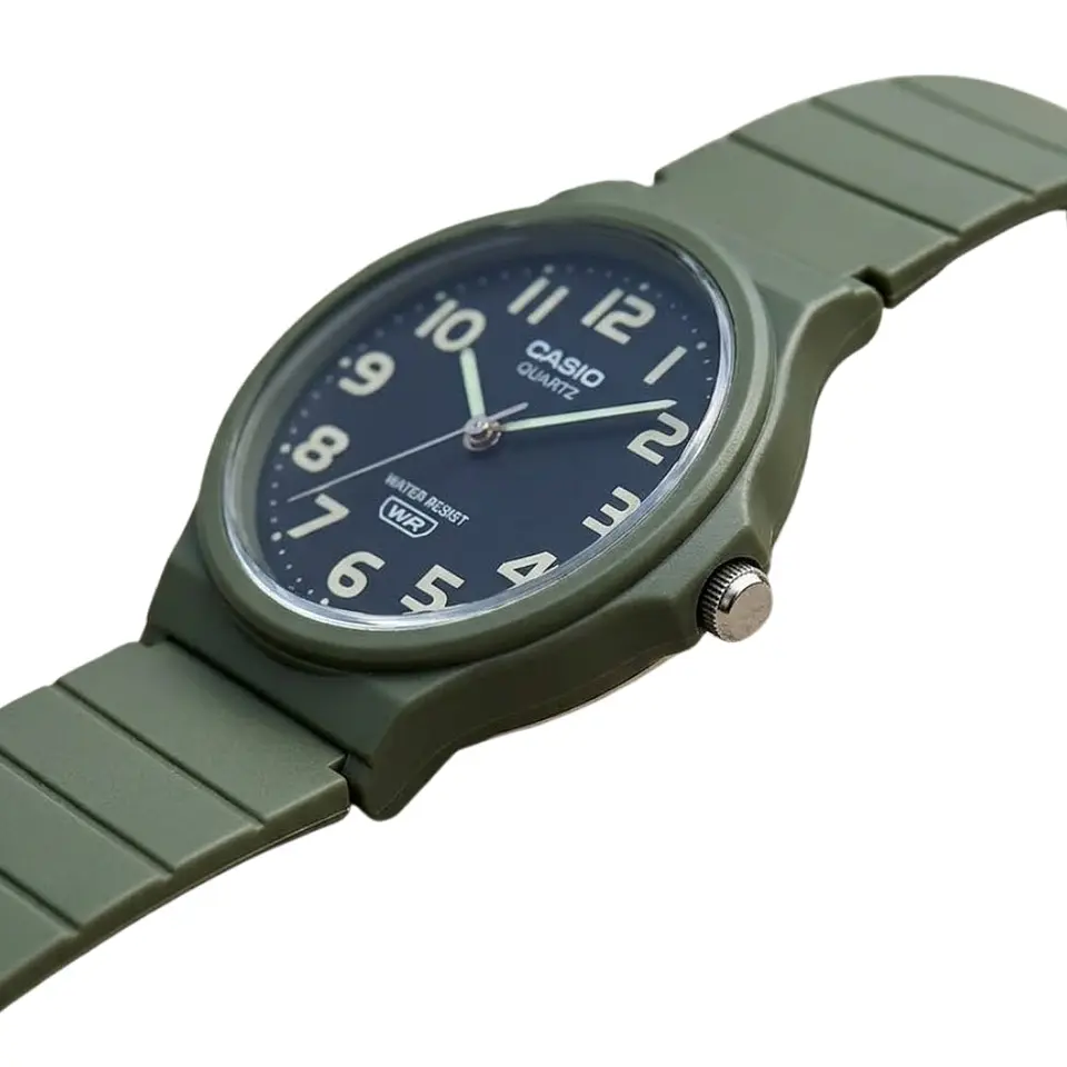 Reloj Analogo Casio MQ24UC-3BDF Para Hombre en Acero Color Verde 3