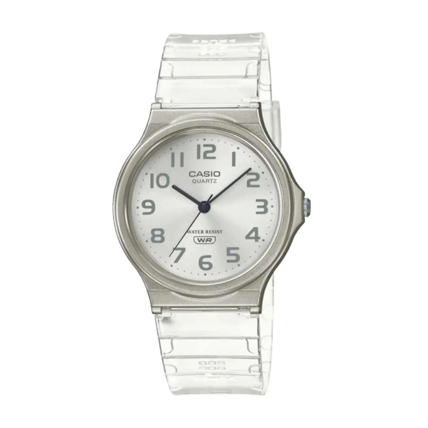 Reloj Analogo Casio MQ-24S-7BDF Para Mujer en Acero Color Transparente 1