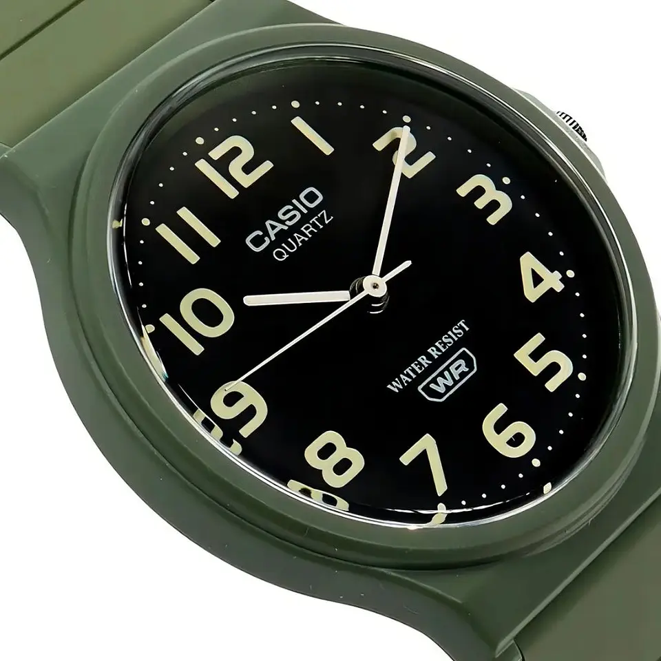 Reloj Analogo Casio MQ24UC-3BDF Para Hombre en Acero Color Verde 4