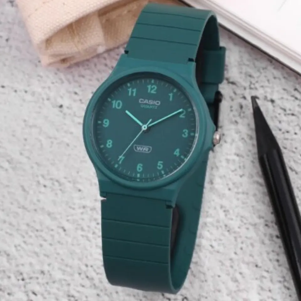 Reloj Analogo Casio MQ-24B-3BDF Para Hombre en Acero Color Verde 5