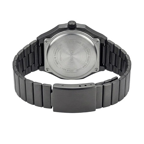 Reloj Analogo Casio MTP-E735B-7AVDF Para Hombre en Acero Color Negro
