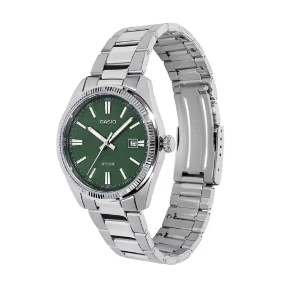 Reloj Analogo Casio MTP-1302DA-3AVDF Para Hombre en Acero Color Plateado 3