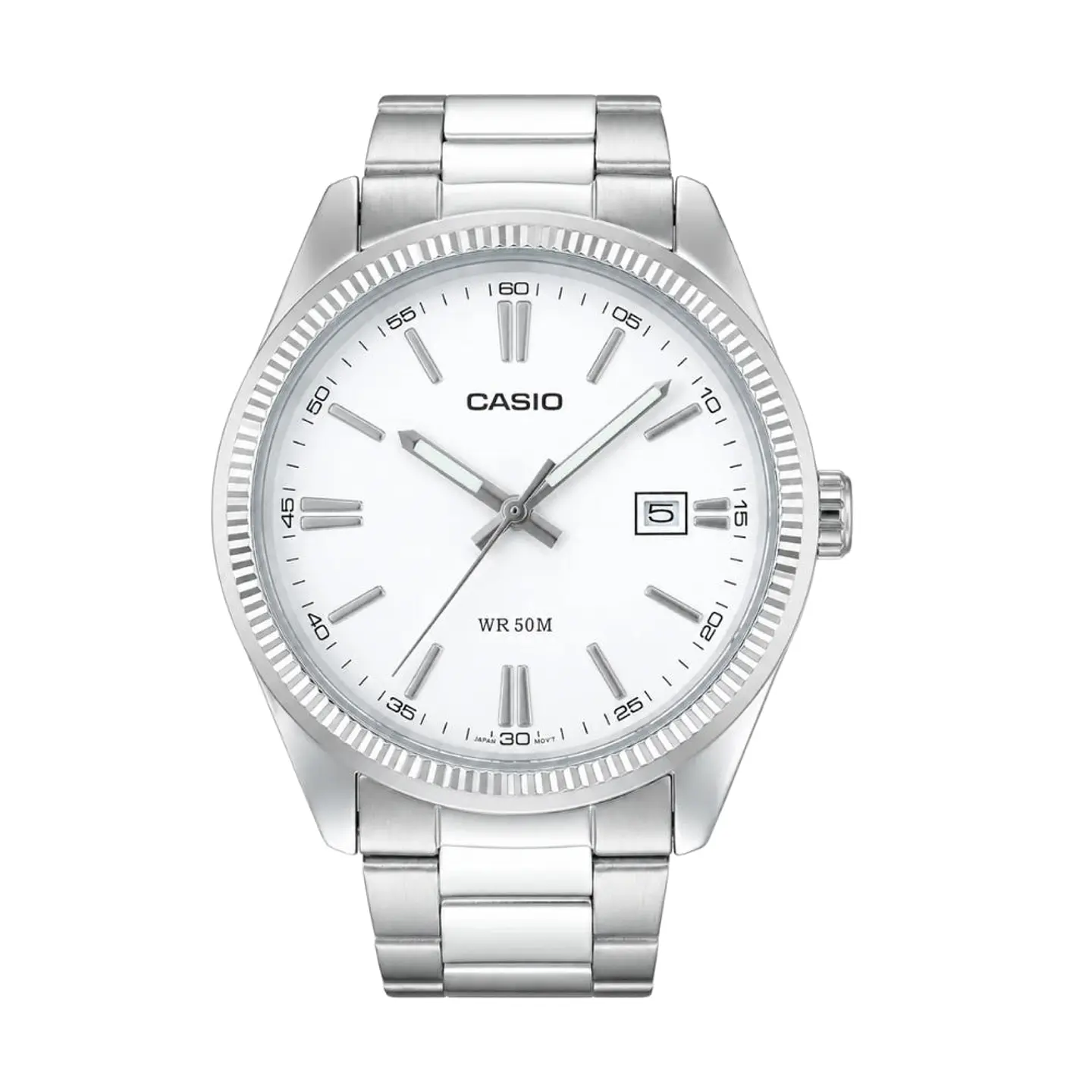 Reloj Analogo Casio MTP-1302DA-7AVDF Para Hombre en Acero Color Plateado 1