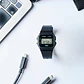 Reloj Digital Casio F-91WB-8ADF Unisex en Acero Color Negro - thumbnail 5