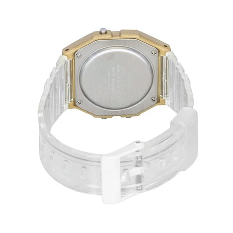 Reloj Digital Casio F-91WS-7A2DF Para Mujer en Acero Color Blanco