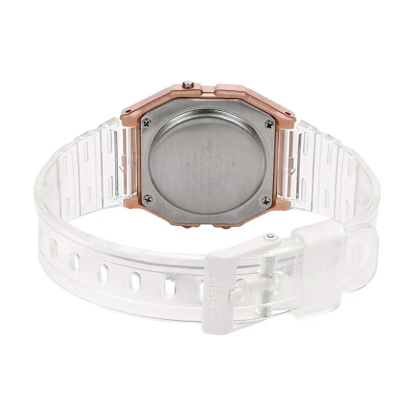 Reloj Digital Casio F-91WS-7A3DF Para Mujer en Acero Color Blanco 2