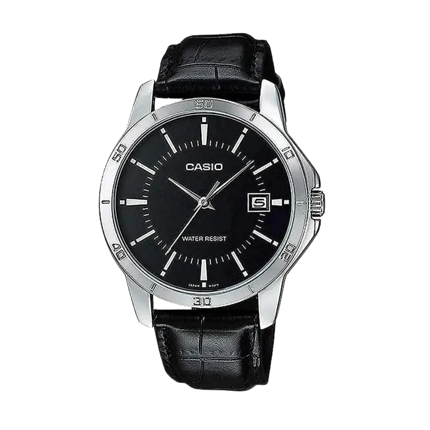Reloj Analogo Casio MTP_V004L_1A Para Mujer en Acero Color Negro 1