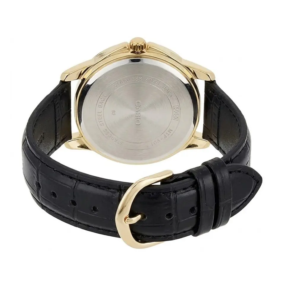 Reloj Analogo Casio MTP_V004GL_9A_ Para Hombre en Acero Color Dorado 2