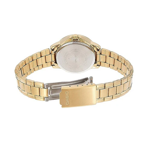 Reloj Analogo Casio LTP-V004G-9BUDF Para Unisex en Acero Color Dorado