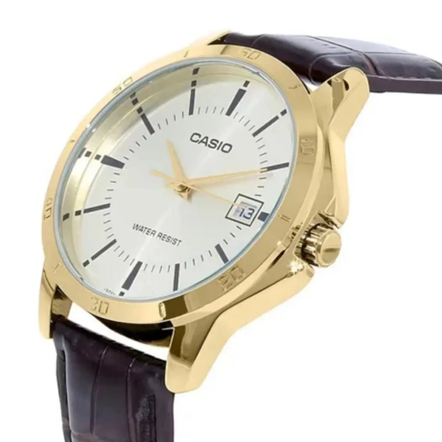 Reloj Analogo Casio MTP_V004GL_9A_ Para Hombre en Acero Color Dorado 3