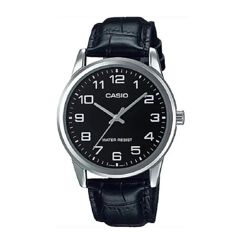 Reloj Analogo Casio MTP_V001L_1B Para Hombre en Acero Color Plateado
