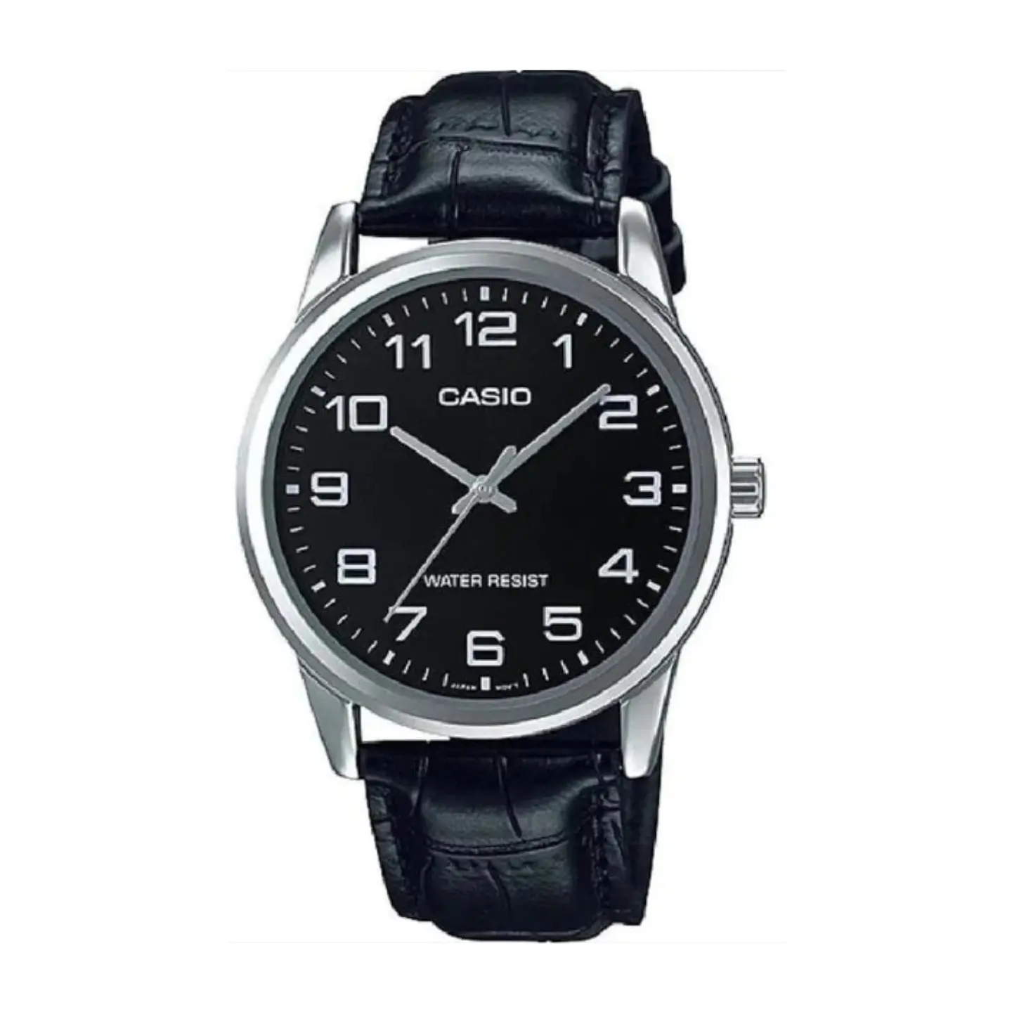 Reloj Analogo Casio MTP_V001L_1B Para Hombre en Acero Color Plateado 1