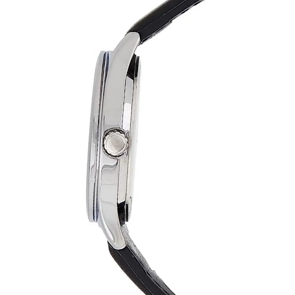 Reloj Analogo Casio MTP_V001L_1B Para Hombre en Acero Color Plateado 3