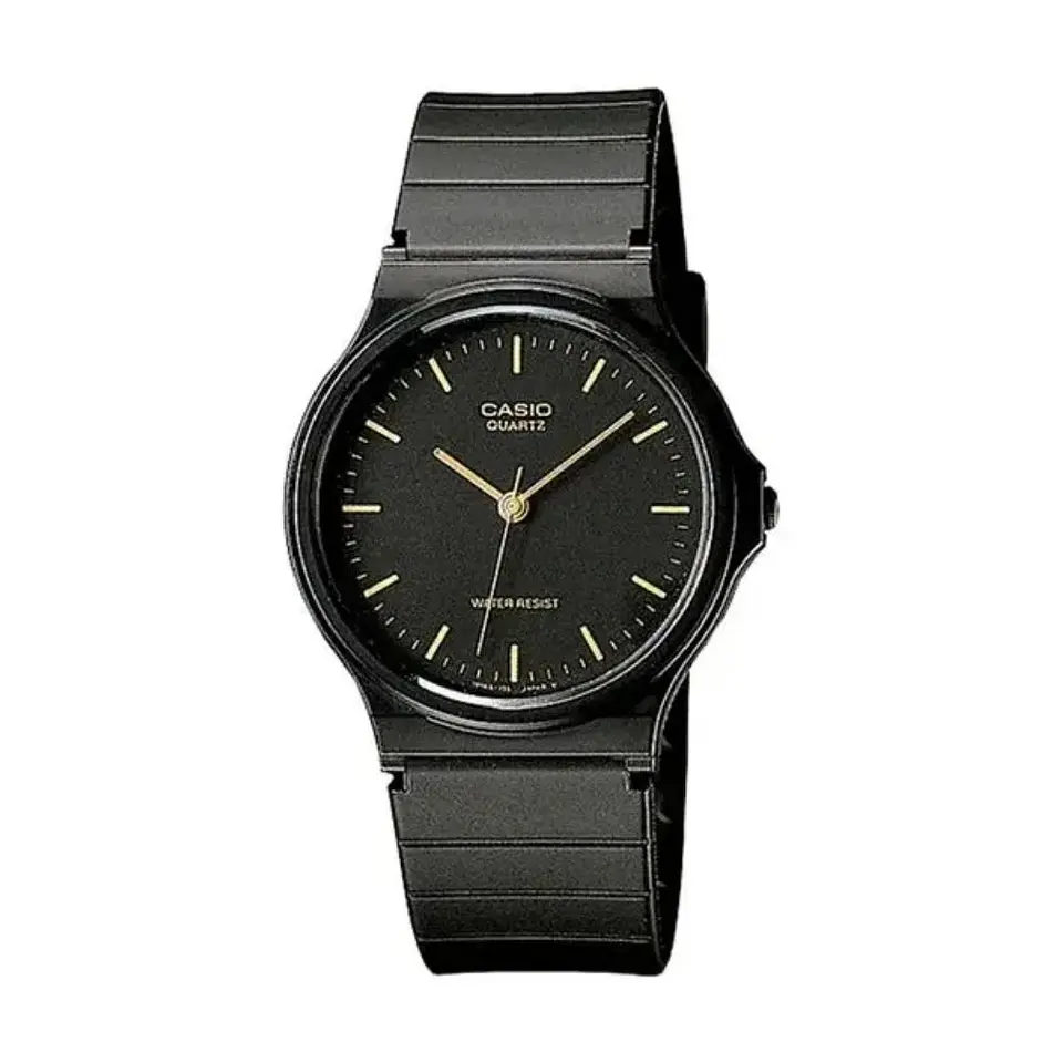 Reloj Analogo Casio MQ24-1ELDF Unisex en Acero Color Negro 1