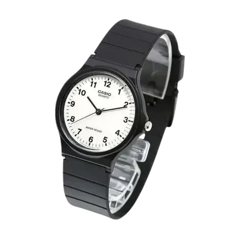 Reloj Analogo Casio MQ24-7BLDF Para Hombre en Acero Color Negro 3