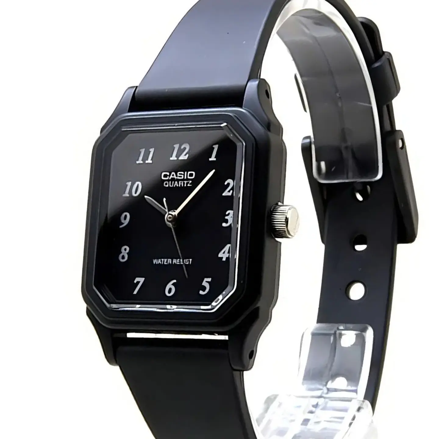Reloj Digital Casio LQ-142-1BDF Para Mujer en Acero Color Negro 4