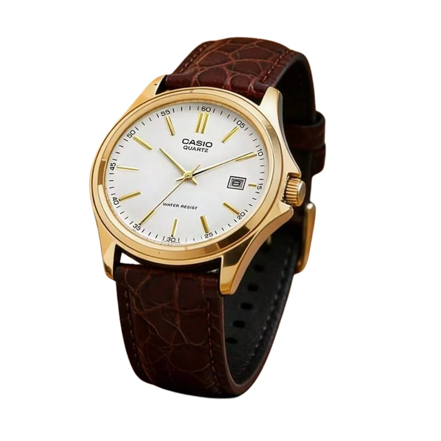 Reloj Analogo Casio MTP_1183Q_7A Para Hombre en Acero Color Dorado 4