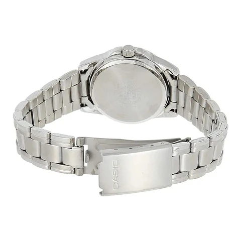 Reloj Analogo Casio LTP_1215A_1A Para Mujer en Acero Color Plateado