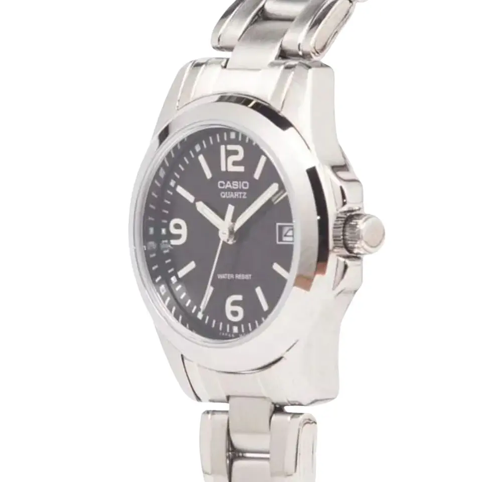 Reloj Analogo Casio LTP_1215A_1A Para Mujer en Acero Color Plateado 3