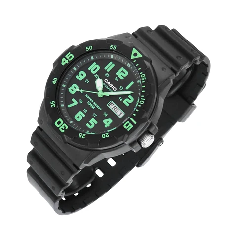 Reloj Analogo Casio MRW_200H_3BV Para Hombre en Resina Color Negro