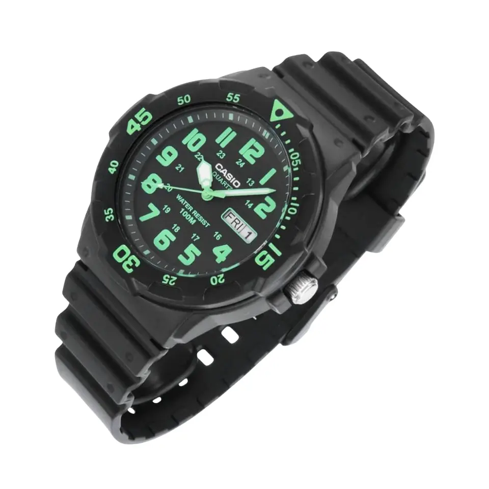 Reloj Analogo Casio MRW_200H_3BV Para Hombre en Resina Color Negro 2
