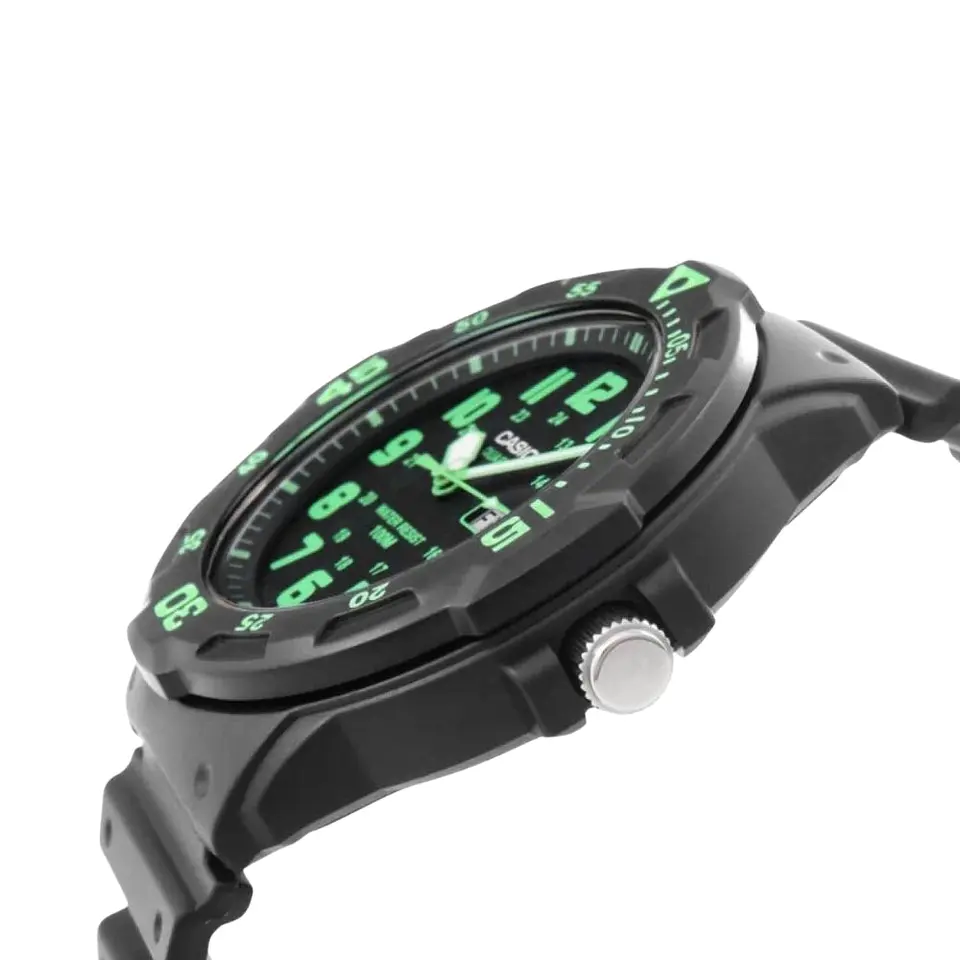 Reloj Analogo Casio MRW_200H_3BV Para Hombre en Resina Color Negro 3