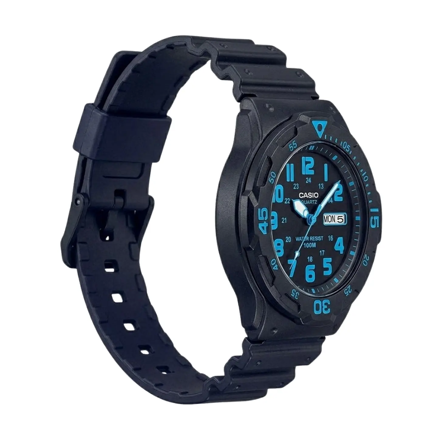 Reloj Analogo Casio MRW_200H_2BV Para Hombre en Resina Color Negro 3