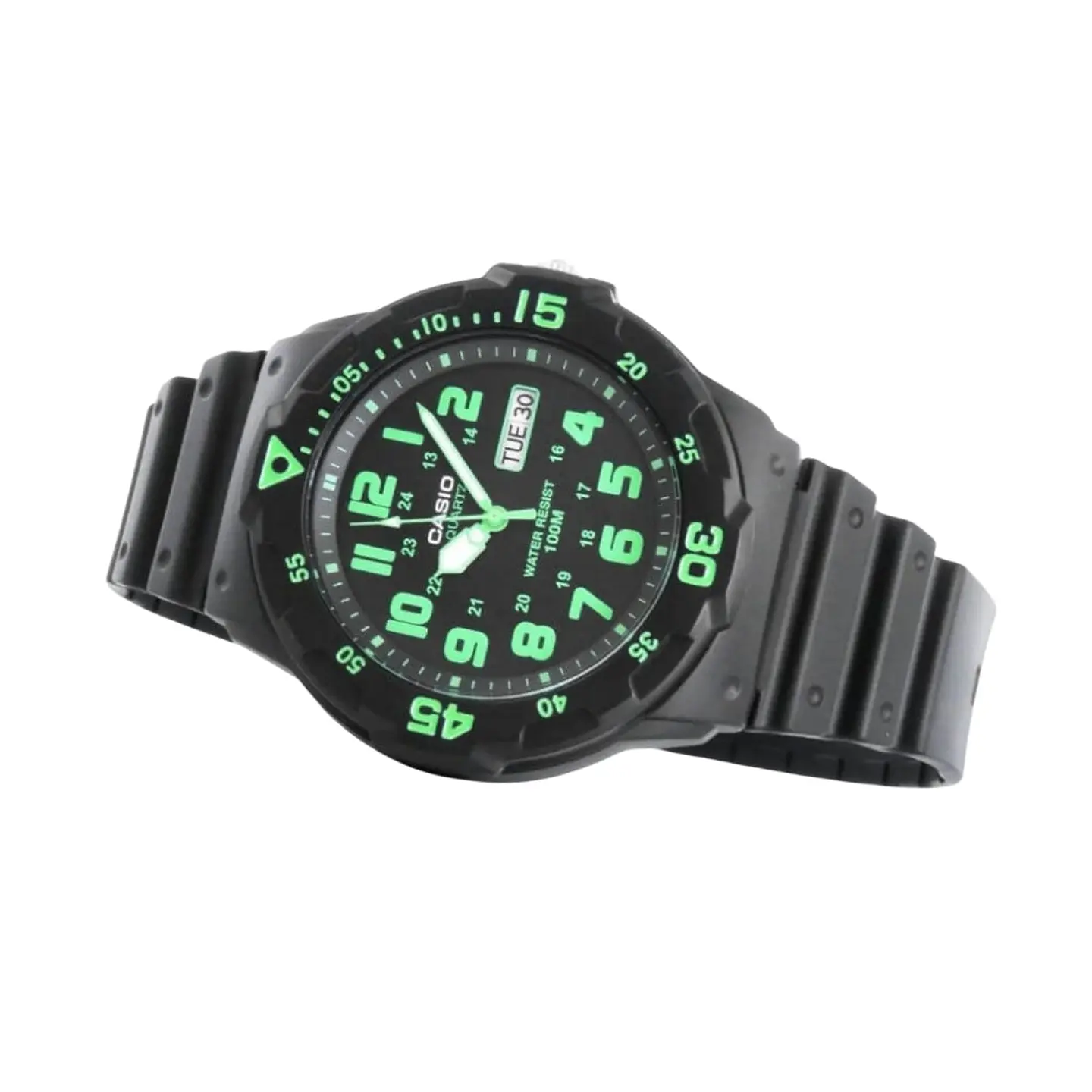 Reloj Analogo Casio MRW_200H_3BV Para Hombre en Resina Color Negro 4