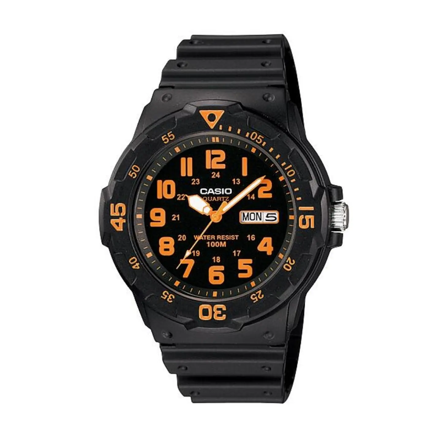 Reloj Analogo Casio MRW_200H_4BV Para Hombre en Resina Color Negro 1