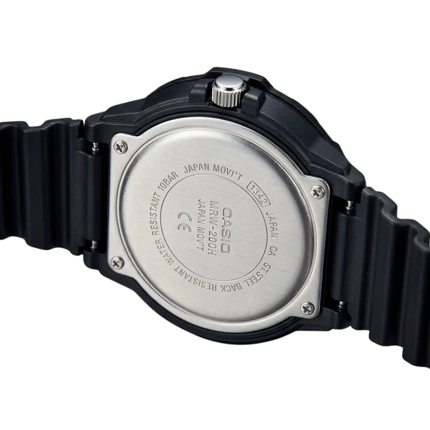 Reloj Analogo Casio MRW_200H_2BV Para Hombre en Resina Color Negro 4