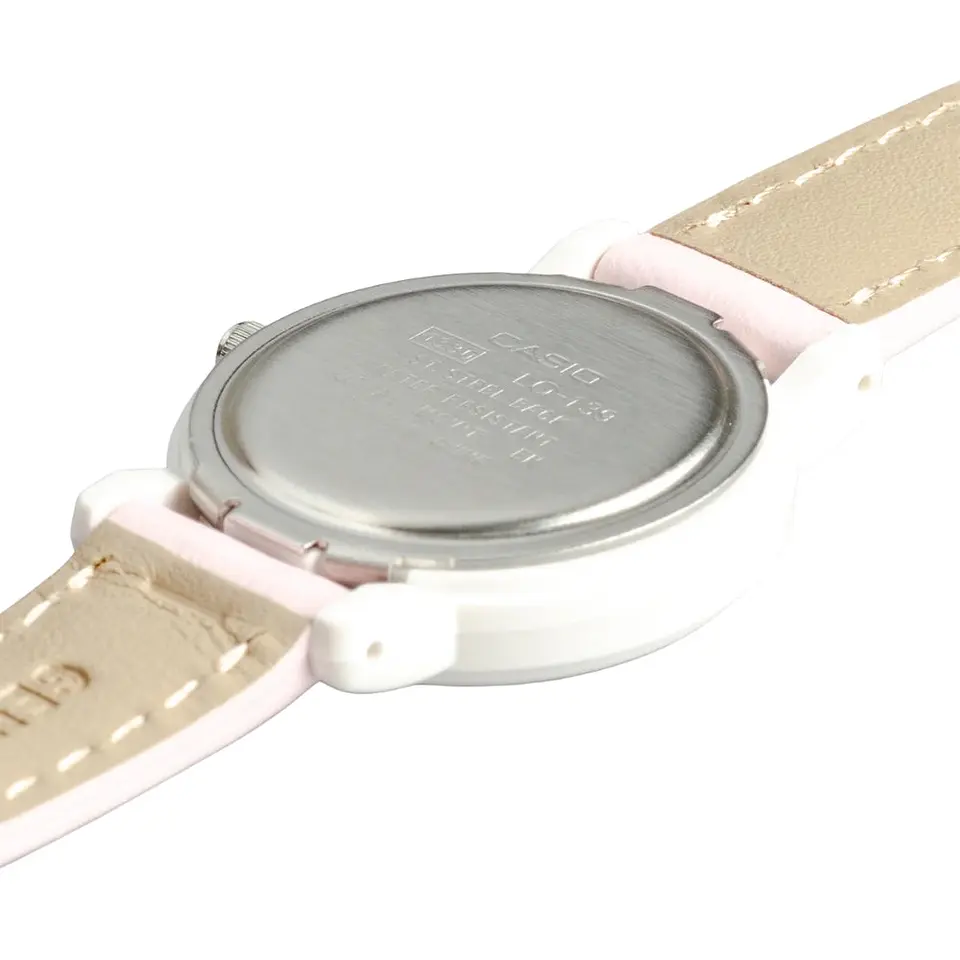 Reloj Analogo Casio LQ-139L-6BDF Para Mujer en Acero Color Rosado 3