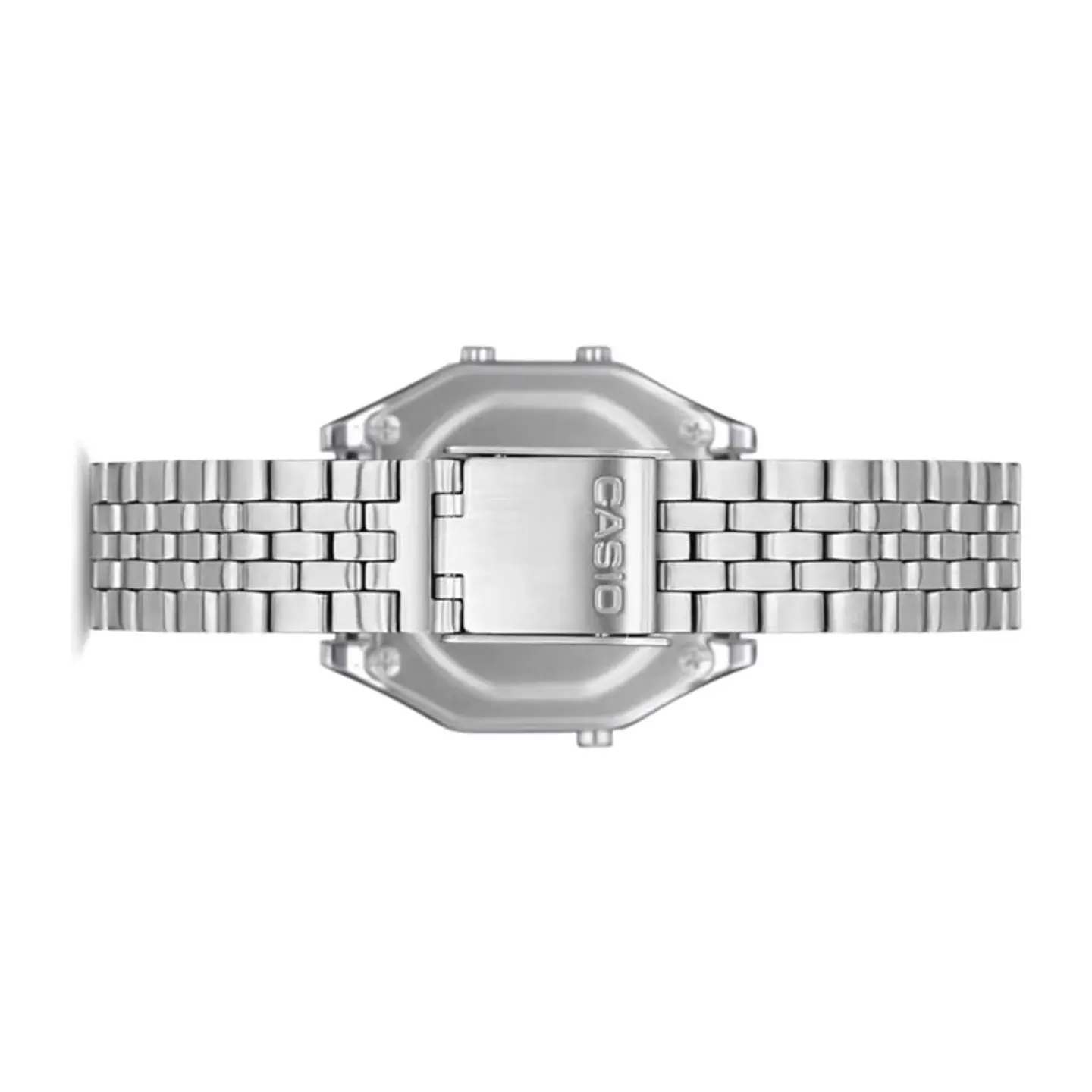 Reloj Digital Casio LA680WA-1DF Para Mujer en Acero Color Plateado 2