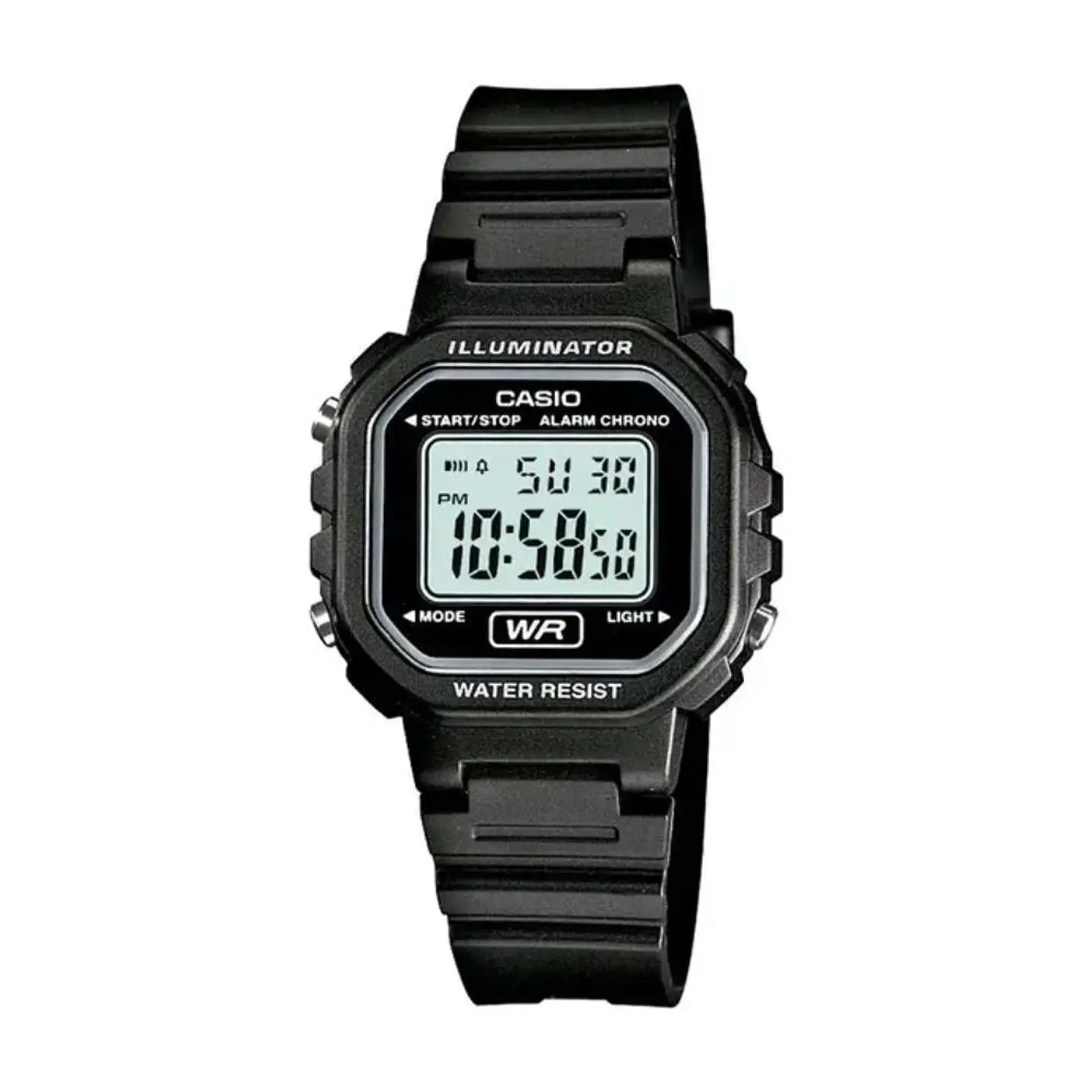 Reloj Digital Casio LA-20WH-1ADF Para Mujer en Acero Color Negro 1