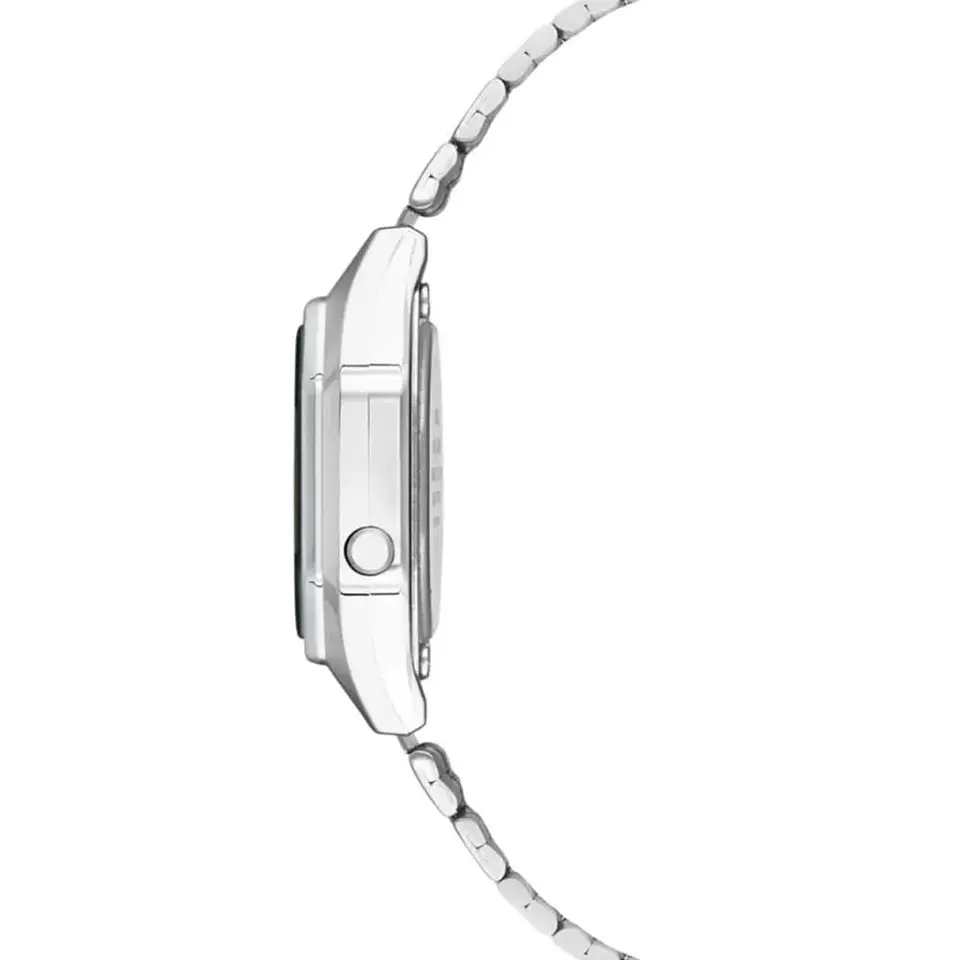 Reloj Digital Casio LA680WA-1DF Para Mujer en Acero Color Plateado 3