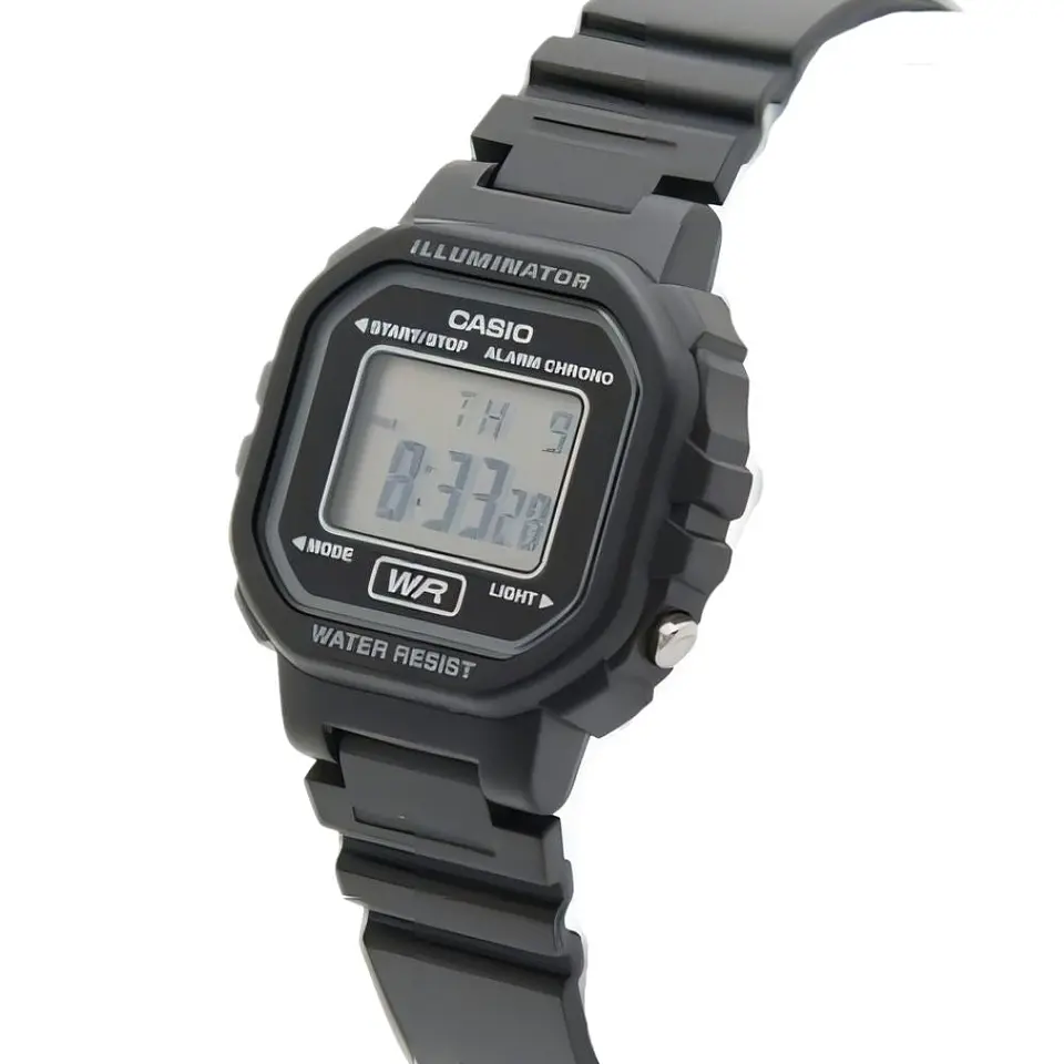 Reloj Digital Casio LA-20WH-1BDF Unisex en Acero Color Negro 4