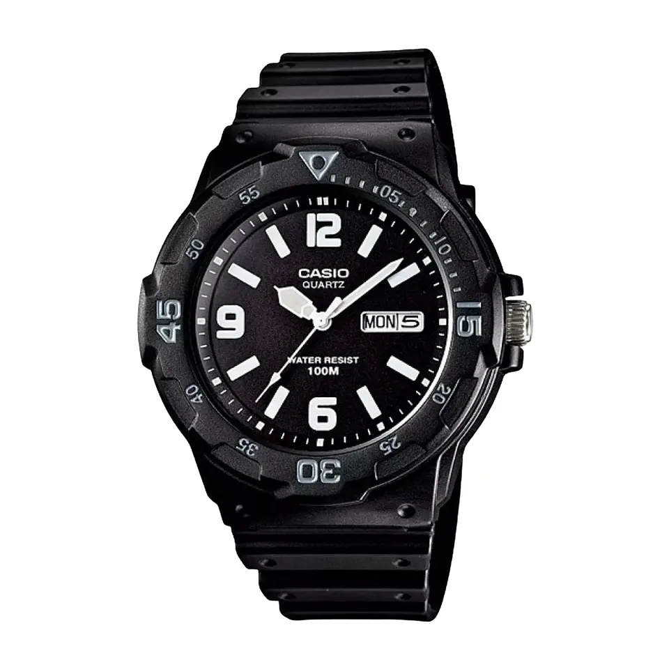 Reloj Analogo Casio MRW_200H_1B2V Para Hombre en Acero Color Negro 1