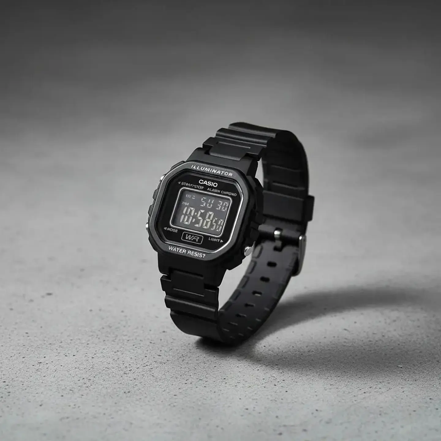Reloj Digital Casio LA-20WH-1BDF Unisex en Acero Color Negro 5