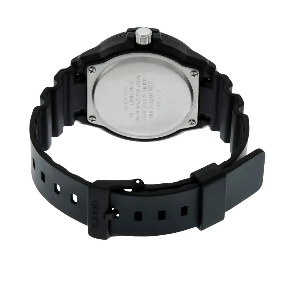 Reloj Analogo Casio MRW_200H_1B2V Para Hombre en Acero Color Negro 2
