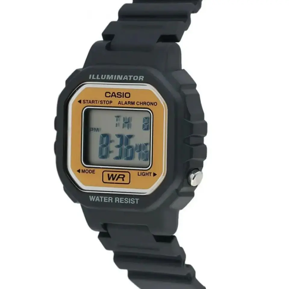 Reloj Digital Casio LA_20WH_9A Unisex en Acero Color Negro 4