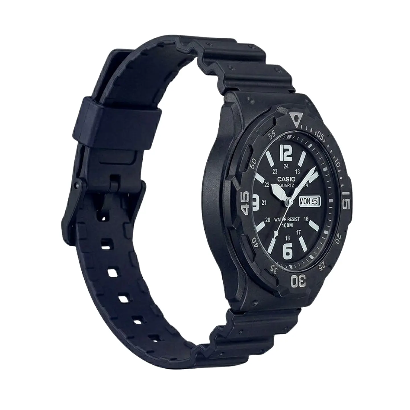 Reloj Analogo Casio MRW_200H_1B2V Para Hombre en Acero Color Negro 3