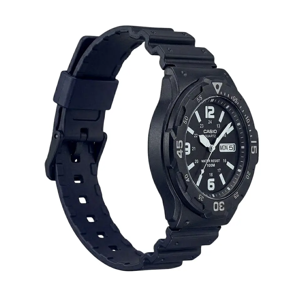 Reloj Analogo Casio MRW_200H_1B2V Para Hombre en Acero Color Negro 3