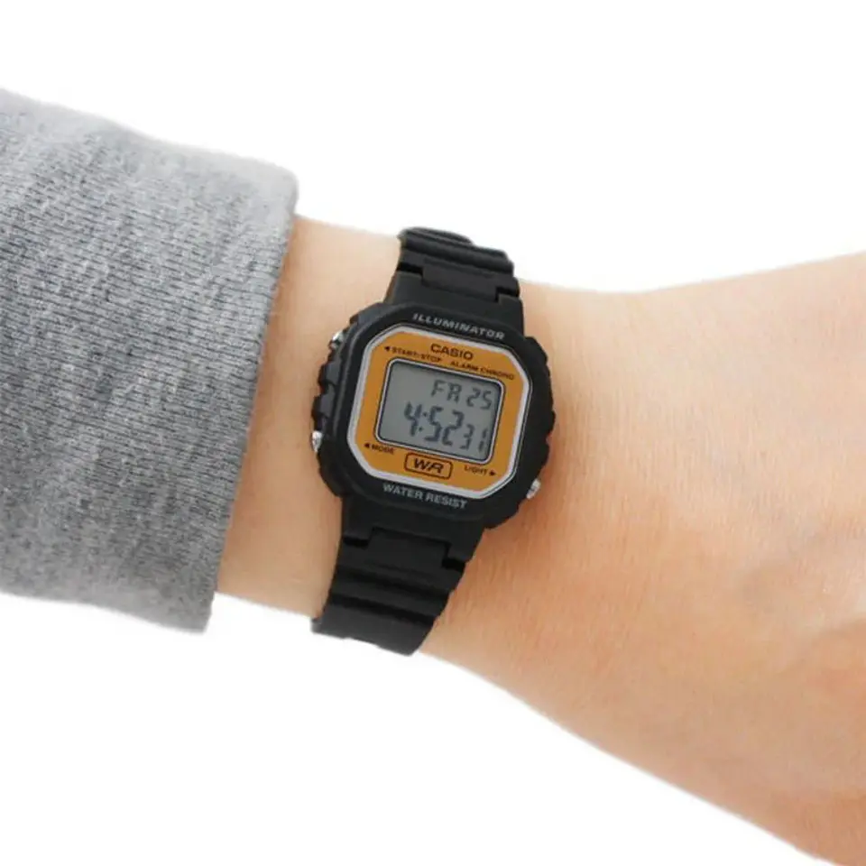 Reloj Digital Casio LA_20WH_9A Unisex en Acero Color Negro 6