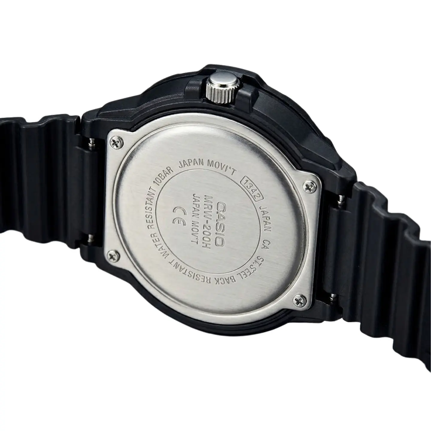 Reloj Analogo Casio MRW_200H_1B2V Para Hombre en Acero Color Negro 4