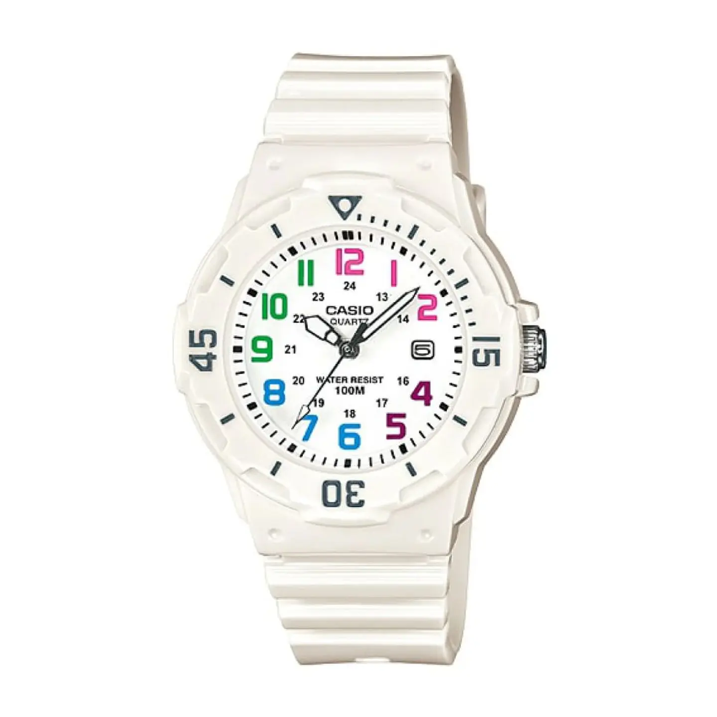 Reloj Analogo Casio LRW_200H_7BV Para Mujer en Resina Color Blanco 1