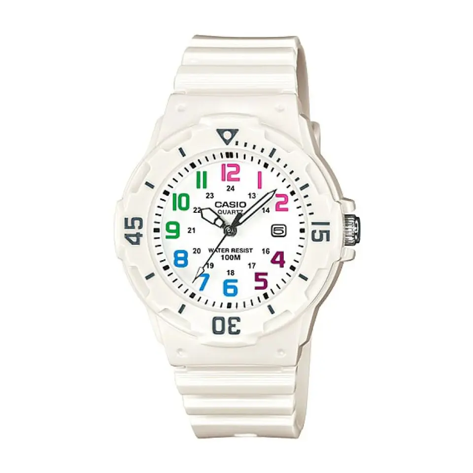 Reloj Analogo Casio LRW_200H_7BV Para Mujer en Resina Color Blanco 1
