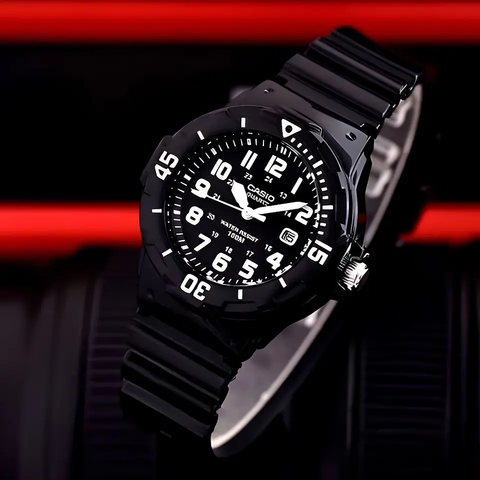 Reloj Analogo Casio LRW_200H_1BV Unisex en Acero Color Negro 5