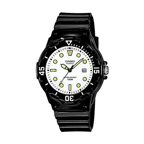 Reloj Analogo Casio LRW_200H_7E1V Para Mujer en Resina Color Negro