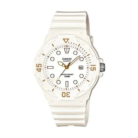 Reloj Analogo Casio LRW_200H_7E2V Para Mujer en Resina Color Blanco